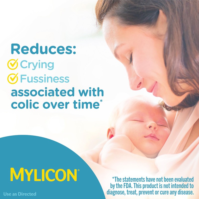Infants' Mylicon Daily Probiotic Drops, for Colic and Fussiness, 8mL,