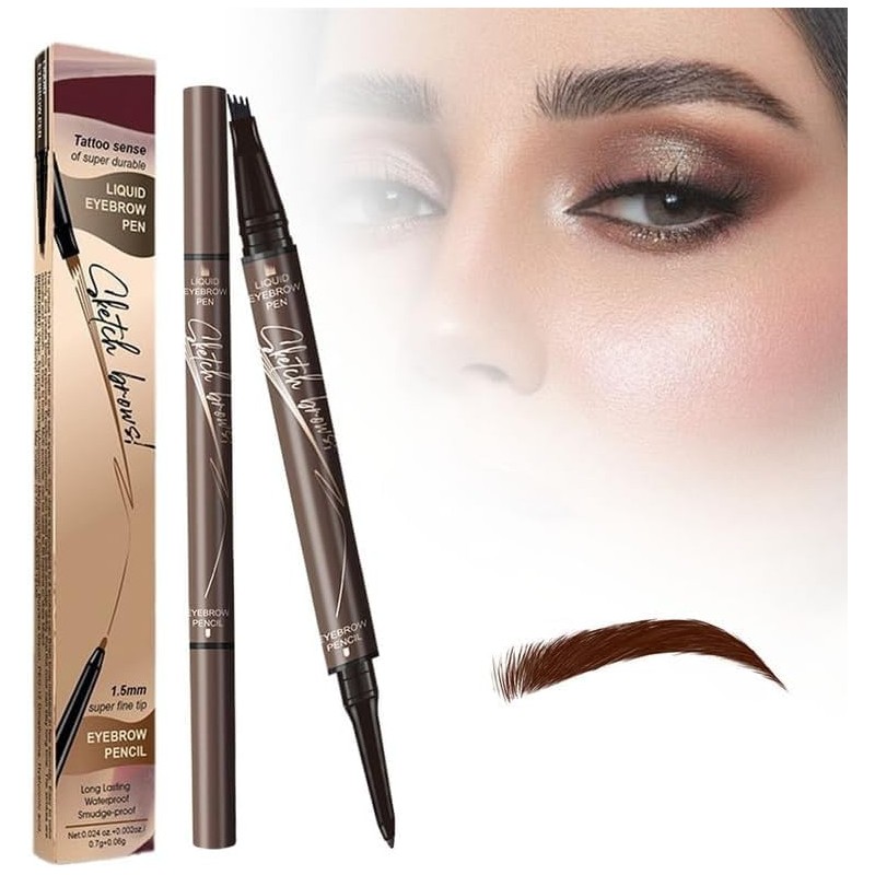 Lápiz Para Cejas Lápiz de Cejas Mágico 2 en 1