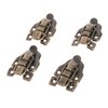 Dophee 4PCS Box Latch, Antique Toggle Catch Latch Clasp Bronze