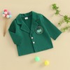 Muspeczenith Toddler Baby Boy Golf Outfit Long Sleeve Lapel Button