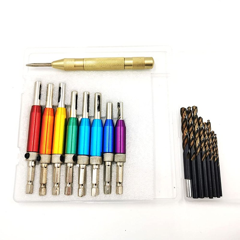 Automatic Center Drill Bits Sets High Speed Steel Pilot Drill
