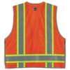 Ergodyne GloWear 8254HDZ Class 2 Heavy-Duty Surveyors Safety Vest ,Orange,