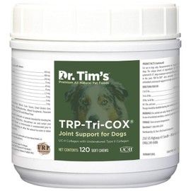 Dr. Tim's Tri-Cox Joint Mobility Chews for Chronic Joint Pain or Joint Injuries, 120 ct., Green (TRICOX120)