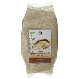 Avitale Whole Psyllium Husks from India, 99% Purity, Rich in Fibre, Packed in Germany, Pack of 1 (1 x 500 g)