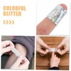 SUPVOX 50pcs Glitter Bandages for Boys and Girls Funny Protective
