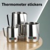 2 Pcs Color Changing Temperature Sticker Milk Jug Thermometer Sticker