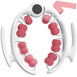 Cellulite-Massagerolle - Massagewalze für Beine, Effektives Anti-Cellulite-Massagegerät mit Abnehmbaren Rollengriffen Gummiband, für Taille, Beine, Massage von Kopfhaut, Nacken, Arme und Schultern usw