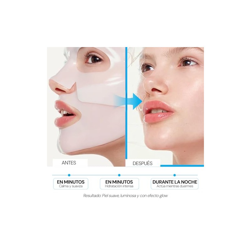 SEYOUL Pro Jelly Mask, Mascarilla Hydrogel Overnight con Colágeno de