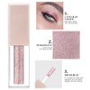 Liquid Glitter Eyeshadow, Diamond Shimmer Eyeshadow, Quick-Dry & Long Lasting