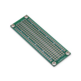 SchmalzTech Double Sided ENIG Protoboard, Solderable Breadboard, Electronic Circuit Board for DIY Prototype Circuit, FR4, Plated Through Hole Solder Prototype Board, ST-PROTO-1-3 (1" x 3")