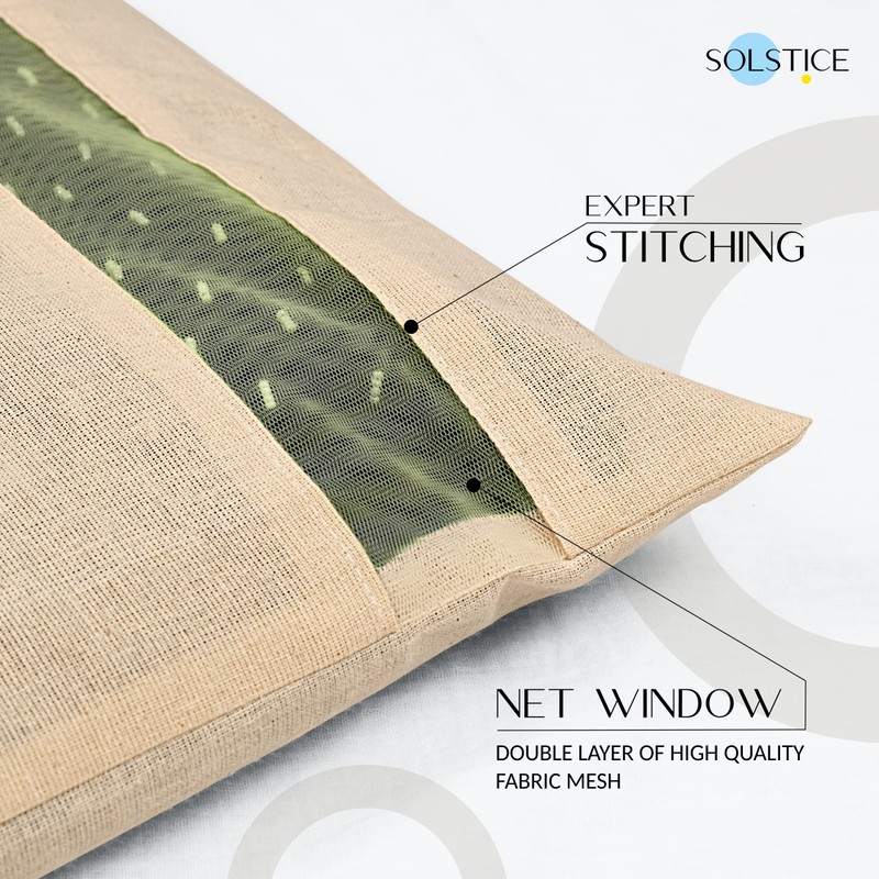 SOLSTICE Cotton Saree Bags, Covers for Storage Set with Zip
