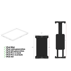 FlightPro Aviator+ Yoke and Suction Cup Mounting Set for iPads and Phones, for Pilots, General Aviation