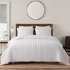 WDCOZY WDCOZY White Queen Size Quilt Bedding Sets with Pillow
