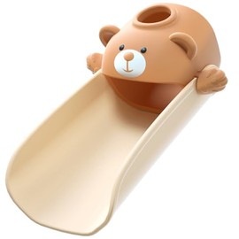 Extensión de Grifo Skyroku para Niños Pequeños, Extensores de Fregadero con Sensibilidad a la Temperatura para Lavado de Manos de Niños, Extensión de Grifo de Fregadero para Baño, Cocina, Tina (Marrón