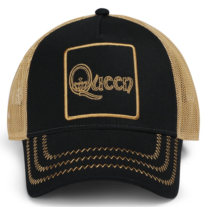 Amplified Trucker Baseball Cap with Adjustable Snapback Closure, Breathable, Queen,
