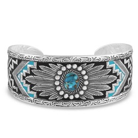 Montana Silversmiths Western Lifestyle Women's Turquoise Bracelet (Blue Spring)