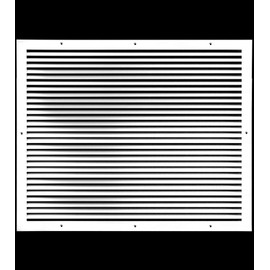 HVAC Premium 24'' X 30" Aluminum Return Grille - Easy Air Flow - Linear Bar Grilles [Outer Dimensions: 25.875'' w X 31.875'' h]