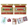 1x Christmas Card Holder, 'Merry Christmas' Design, Peg Holder with