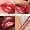 Brillo labial transparente con brillo, voluminizador, hidratante de alta calidad