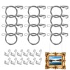 Aramanara 12 Pcs Stainless Steel Picture Hanging Wire Kit with Adjustable Rope and Picture Rail Moulding Hook for Hanging Picture Frames, Mirrors, Artwor(2 m x 1.5 mm)