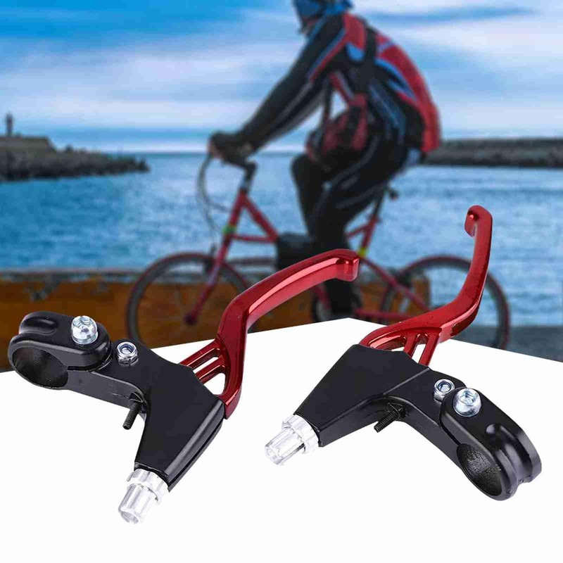 WGFOIP 1 Pair Bicycle Brake Levers, Universal Aluminium Alloy BMX