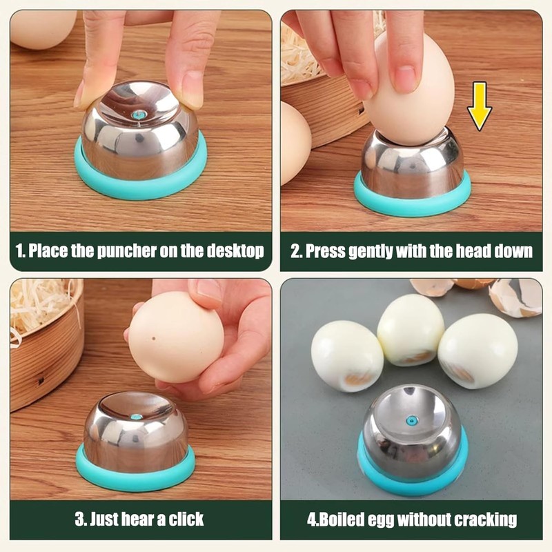 Egg Picker Stainless Steel and Plastic - Practical Kitchen Tool