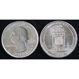 2010-D Arkansas Hot Springs National Park Quarter