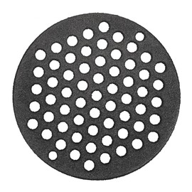SUMTree Round Cast Iron Cooking Grate, Round Hole Grate, Black, Cast Iron Grate, Robust Oven Grate, Fireplace Grate, Ash Grate, Fire Grate, Charcoal Grate for Grill, Fire Bowl, Diameter 19 cm, Easy to Use