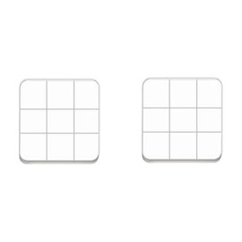 2Pcs Acrylic Stamp Blocks,Clear Acrylic Block,3.1CM*3.1CM Clear Stamping Blocks,Stamping Platform,Acrylic Stamps Stamping Blocks Tools