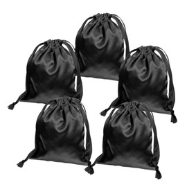 FRCOLOR 5pcs Drawstring Storage Bags for Jewelry and Cosmetics Compact Multi-function Organizers for Travel Cloth Pouches for Small Items Easy to Use and Clean