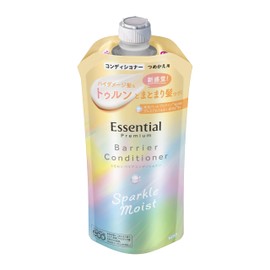 Essential Premium Moisture Barrier Conditioner Sparkle Moist Refill 330ml White Peach & Musk Scent
