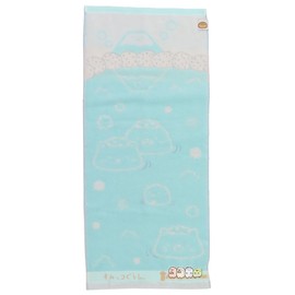 Marushin 6575043000 Face Towel, Sumikko Gurashi, Warm Bath, San-X, Sumikko, Cute, Girls, Face Towel, Bath Towel, Long, Cotton