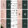 5 Sheets Temporary Tattoos Realistic Fake Tattoo Stickers for Sticking