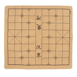 Chinese Chess Board Microfiber Leather Folding Roll Up Chess Board Mat Travel Friendly Perfect Learning Entertainment Tool