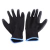 Black 12 Pairs PU Safety Coating Palm Work Gloves Grip