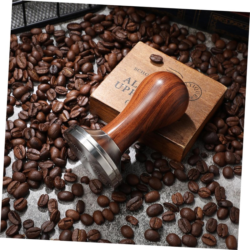 Ipetboom Espresso Tamper Threaded Metal Hand Press Tool for Coffee