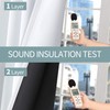 BGment Short 100% Blackout Curtains for Bedroom, Thermal Insulated Energy