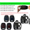 Kyhodsgn Key Fob Cover Shell for Honda 2003 - 2012