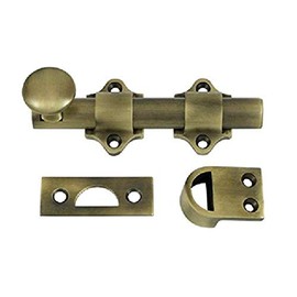 Deltana DDB425U5 HD Solid Brass 4-Inch Dutch Door Bolt