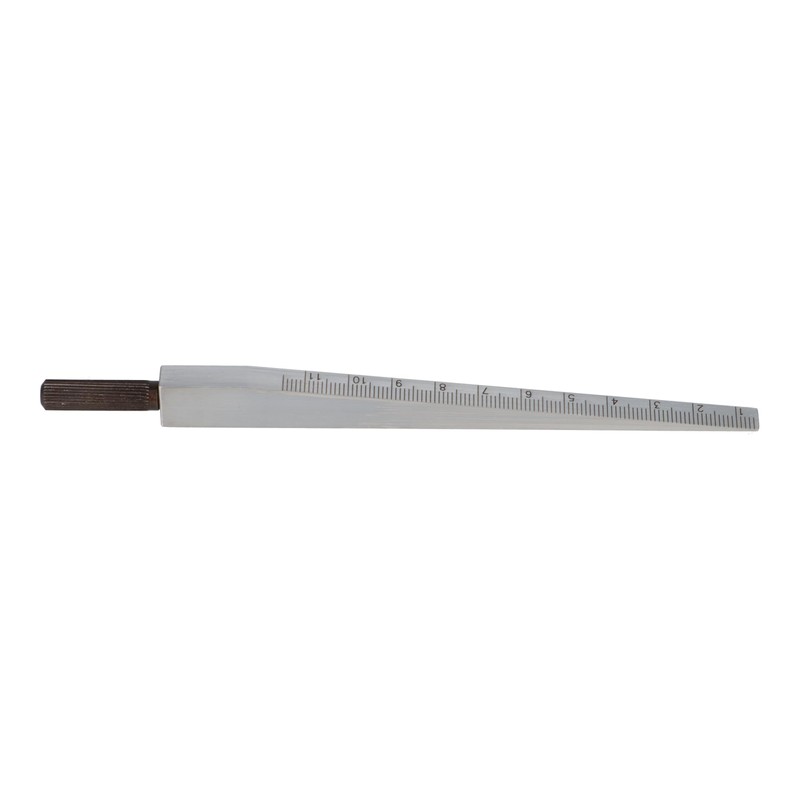 Measuring Wedge 0.5-7 mm Matt Chrome-Plated Steel 0.1 mm