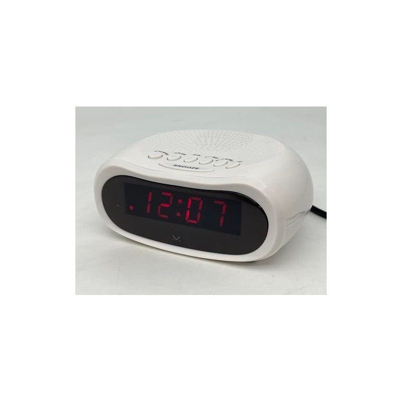 Majestic Sveglia (Sve-232) Digital White S Modern Alarm Clock