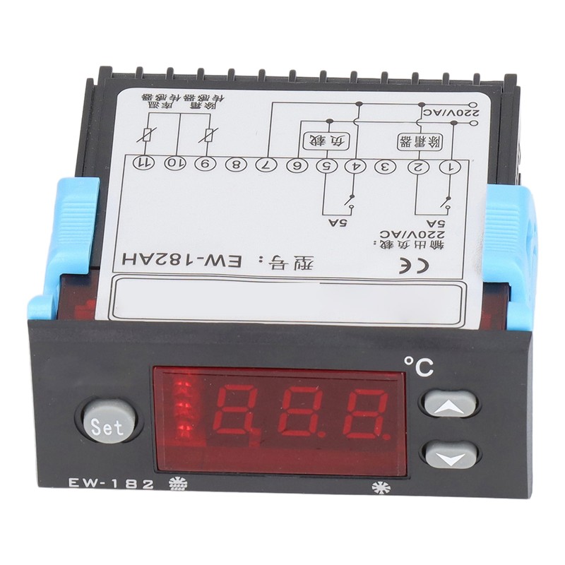 Digital Temperature Controller Dual Sense Line Temperature Defrost Sensor Thermostat