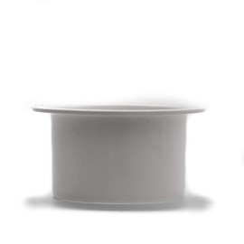 Vent Systems 125 mm 2 Pieces Ventilation Duct Connector Flange Straight Ventilation Pipe Plastic Duct Connector Plate for Cooling Heating Ventilation System HVAC 12.5 cm