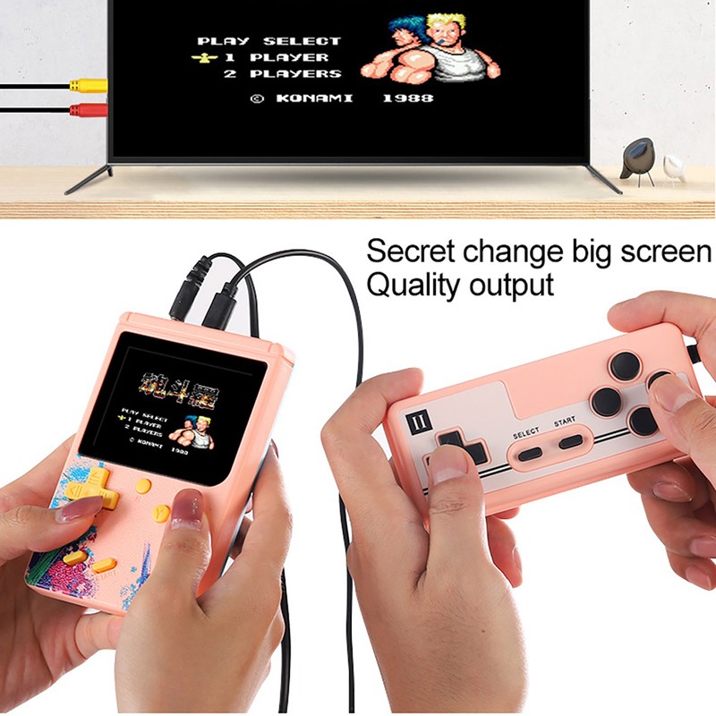 Handheld Game Console 500 Free Classical Games Support for Connecting