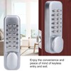 Digital Door Lock Deadbolt, Mechanical Combination Lock, Mechanical Keyless Entry