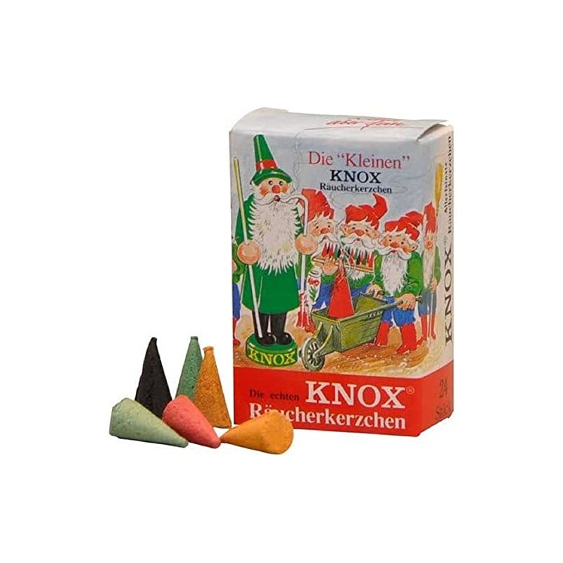 Knox Mini German Incense Cones Variety Pack Made Germany for