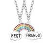 KALVICA 2/3 Pieces Friendship Necklace with Broken Heart for 2/3