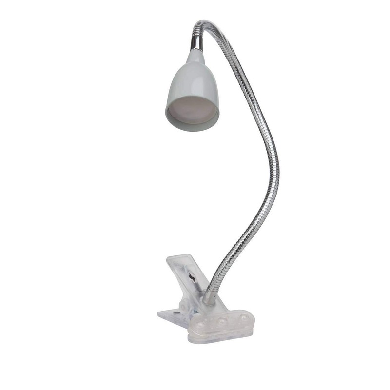 Brilliant Anthony G92936/11 Clip-On 2.4 W LED Desk Lamp, Built-In