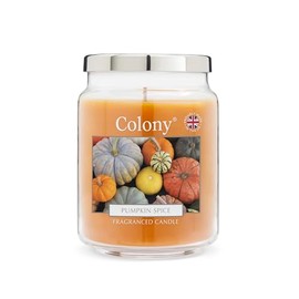Colony Pumpkin Spice Large Jar, Up to 100hrs