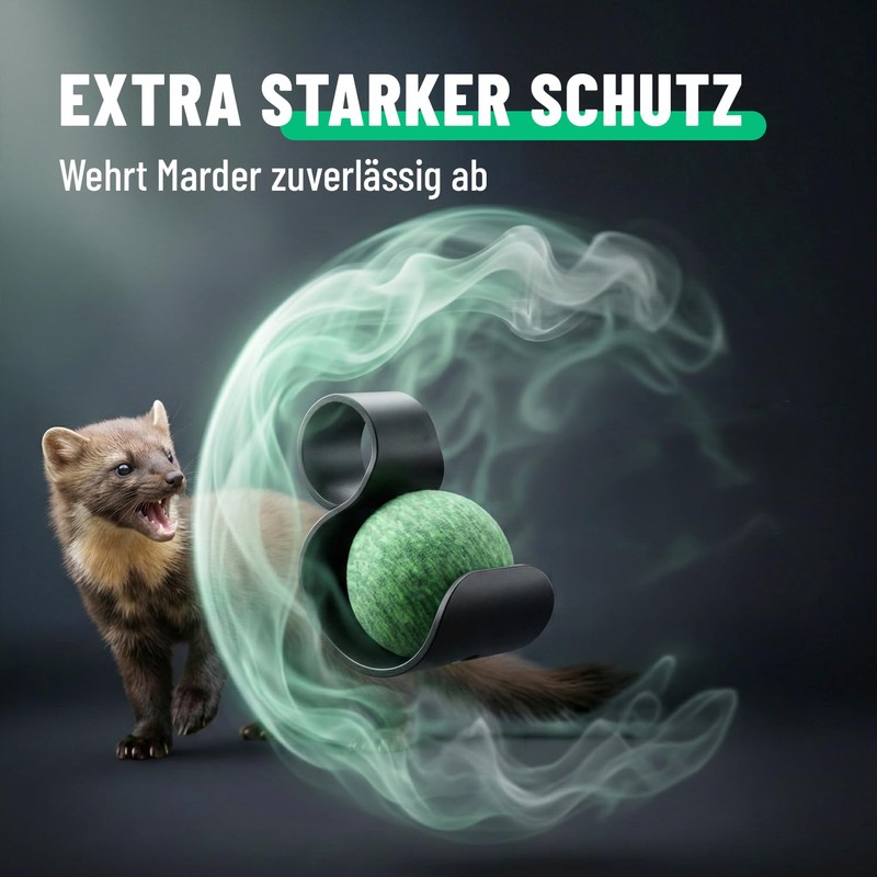 Greate 4x Anti-Marten Balls Marten Deterrent Car Fragrance Balls with